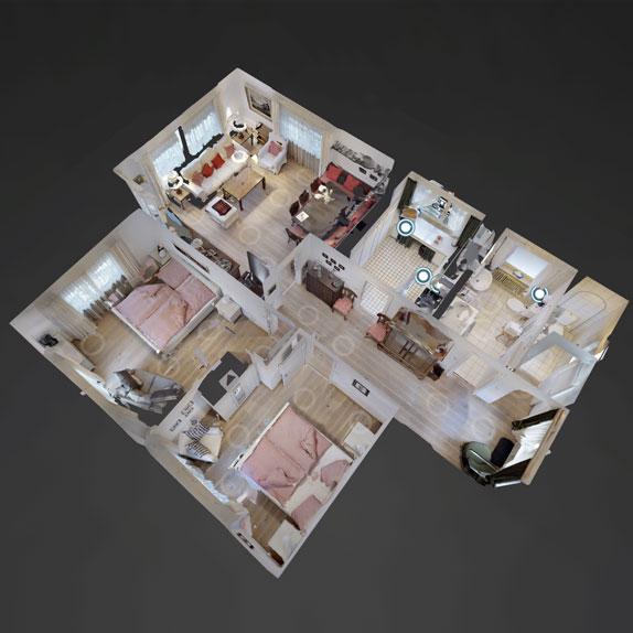 Frei begehbare 3D Modelle Bestandsimmobilien